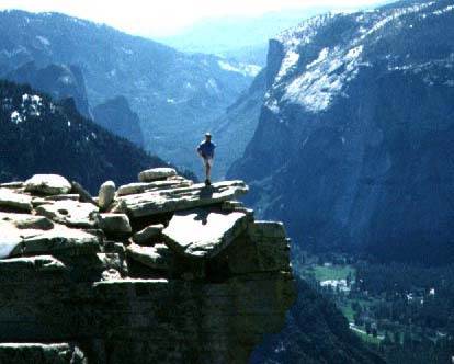 Top of Half Dome at Yosemite